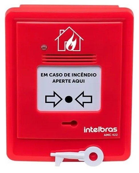 Acionador Manual de Alarme de Incêndio